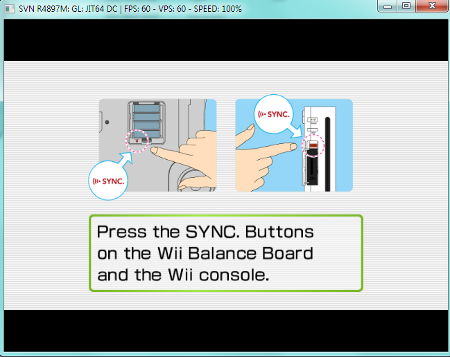how to sync a wii fit board