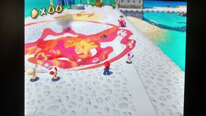 Super Mario Sunshine on Wii console.jpeg