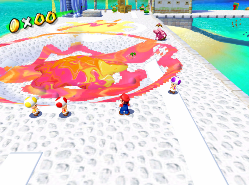 File:Super Mario Sunshine 'Scaled EFB Copy' enabled - 4x IR.png