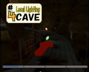 Peach's Castle-Cave Lights on GameCube.jpg