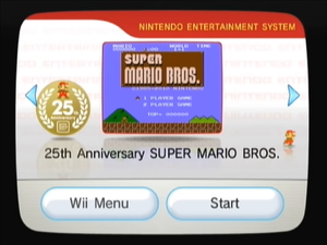 25th Anniversary Super Mario Bros. banner.png