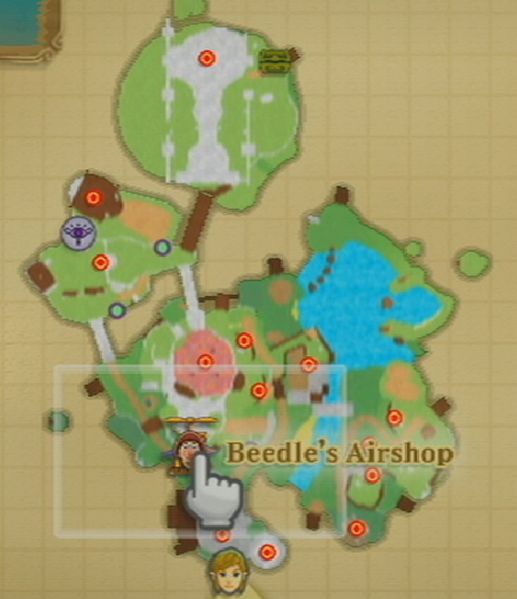 File:Legend of Zelda-Skyward Sword Map on console.jpg