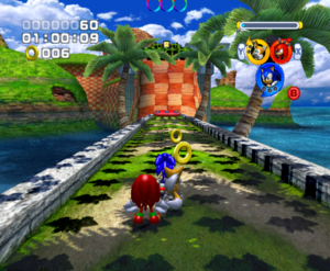 Sonic Classic Heroes: Sonic the Hedgehog 2 3 player Netplay 60fps 